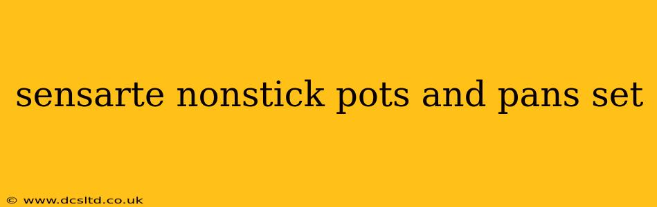 sensarte nonstick pots and pans set