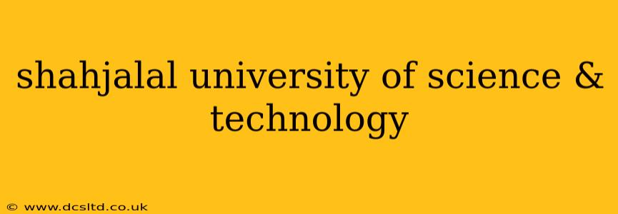 shahjalal university of science & technology