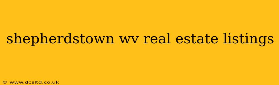 shepherdstown wv real estate listings
