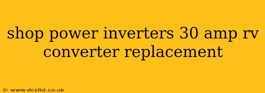 shop power inverters 30 amp rv converter replacement