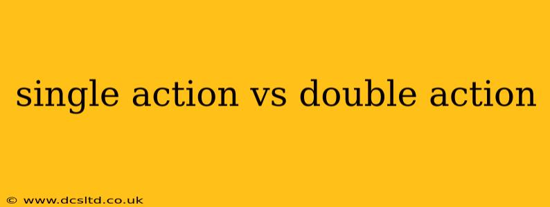 single action vs double action