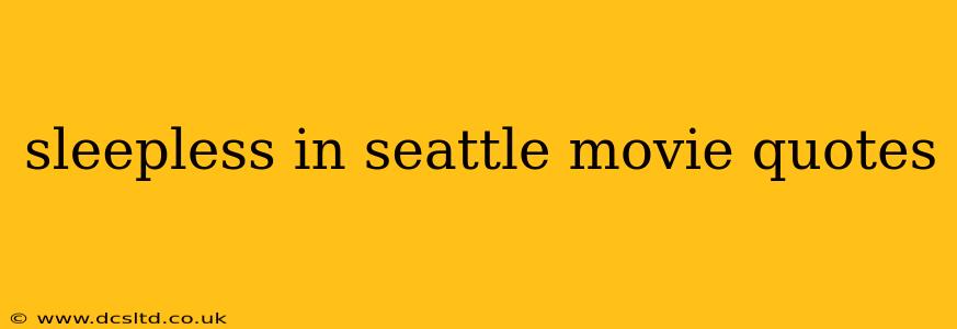 sleepless in seattle movie quotes