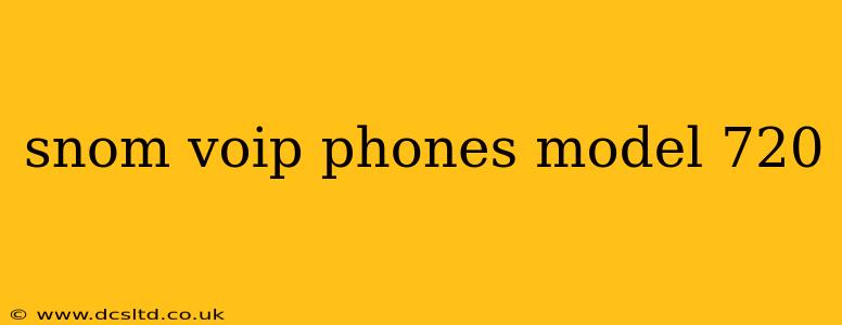 snom voip phones model 720
