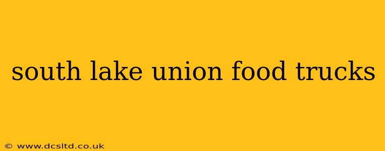 south lake union food trucks