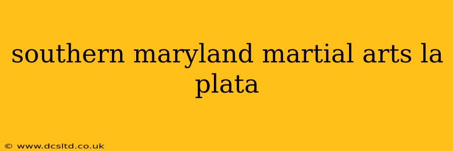 southern maryland martial arts la plata