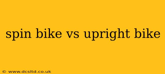 spin bike vs upright bike