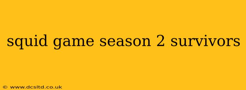 squid game season 2 survivors