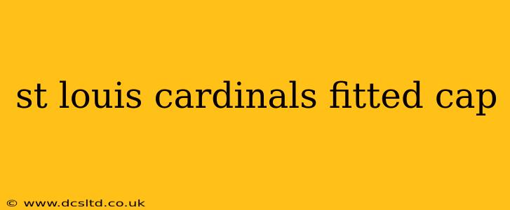st louis cardinals fitted cap