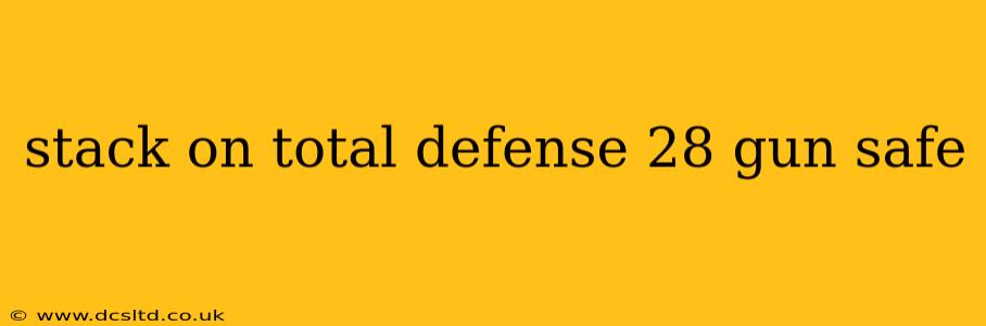 stack on total defense 28 gun safe