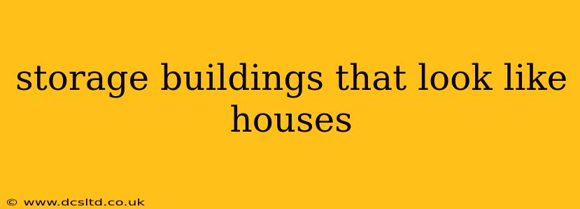 storage buildings that look like houses