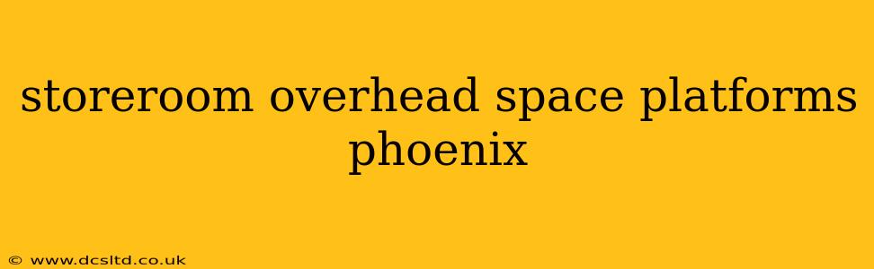 storeroom overhead space platforms phoenix