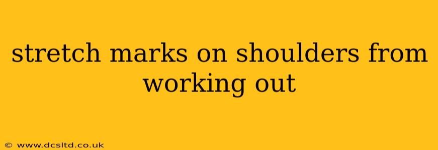 stretch marks on shoulders from working out