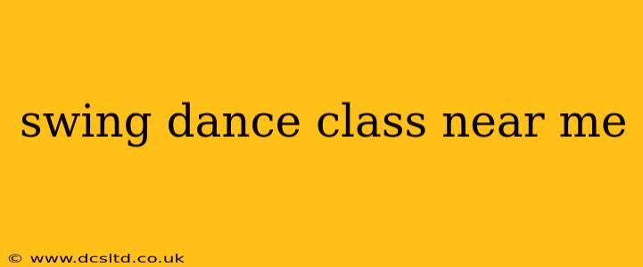 swing dance class near me