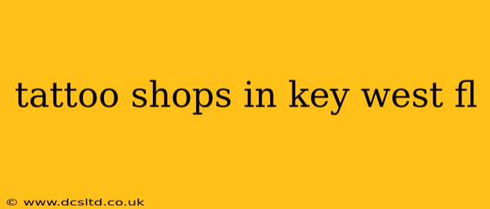 tattoo shops in key west fl