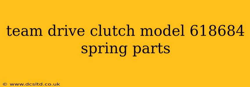 team drive clutch model 618684 spring parts