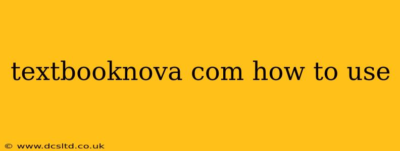 textbooknova com how to use