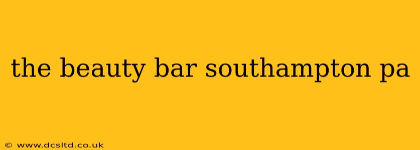 the beauty bar southampton pa