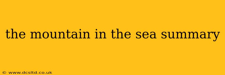 the mountain in the sea summary