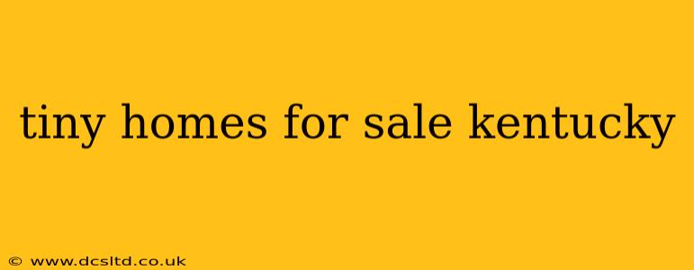 tiny homes for sale kentucky