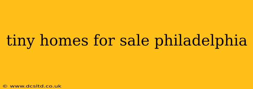 tiny homes for sale philadelphia