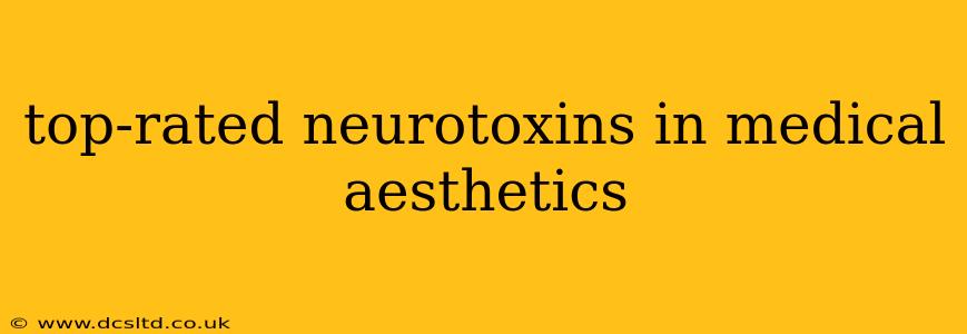 top-rated neurotoxins in medical aesthetics