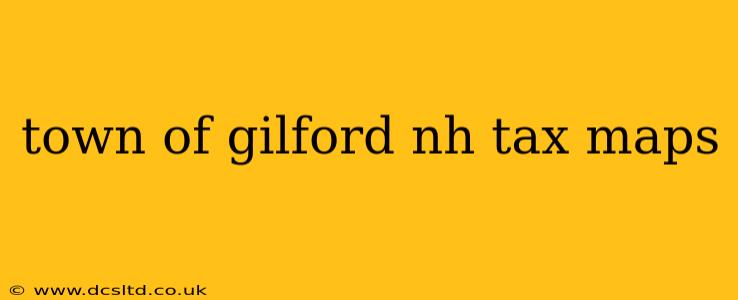 town of gilford nh tax maps