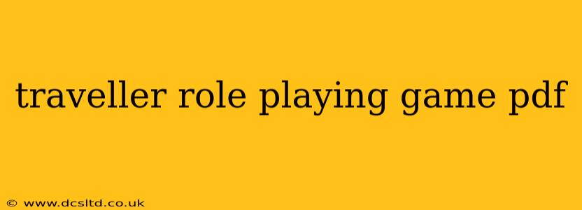 traveller role playing game pdf