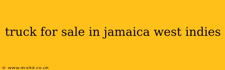 truck for sale in jamaica west indies