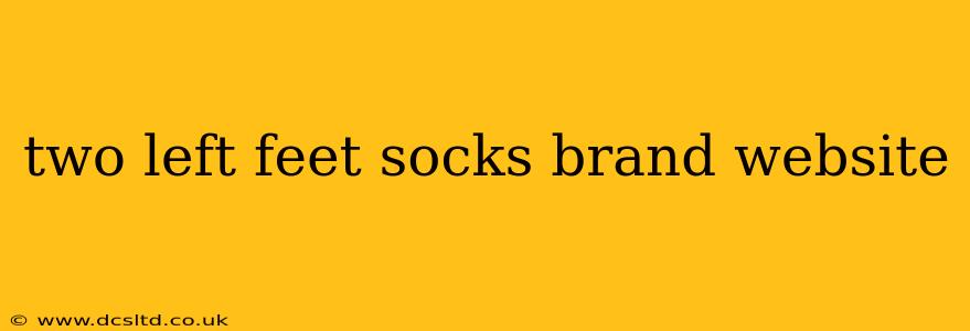two left feet socks brand website
