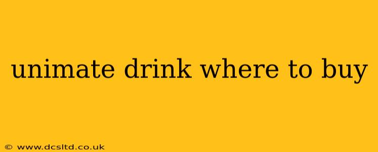 unimate drink where to buy