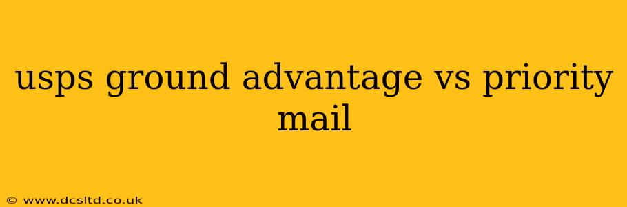 usps ground advantage vs priority mail