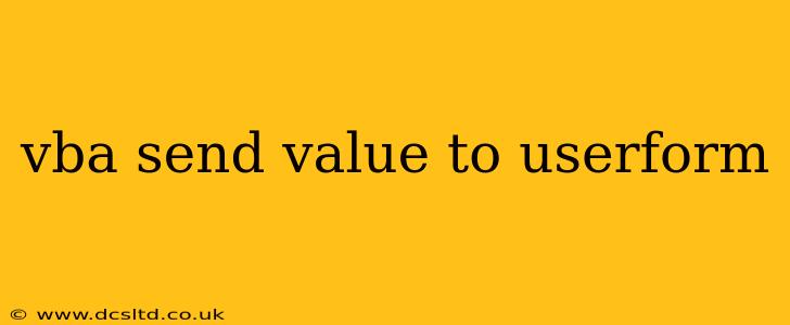 vba send value to userform