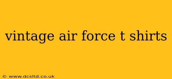 vintage air force t shirts