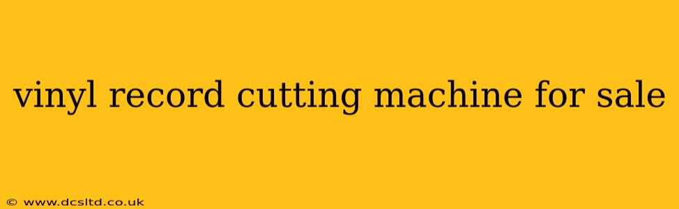 vinyl record cutting machine for sale