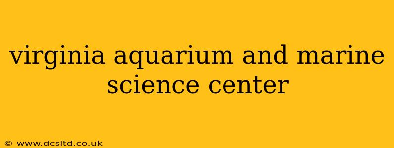 virginia aquarium and marine science center