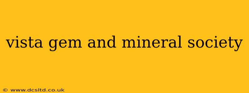 vista gem and mineral society