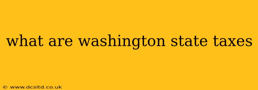 what are washington state taxes