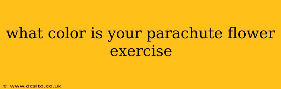 what color is your parachute flower exercise