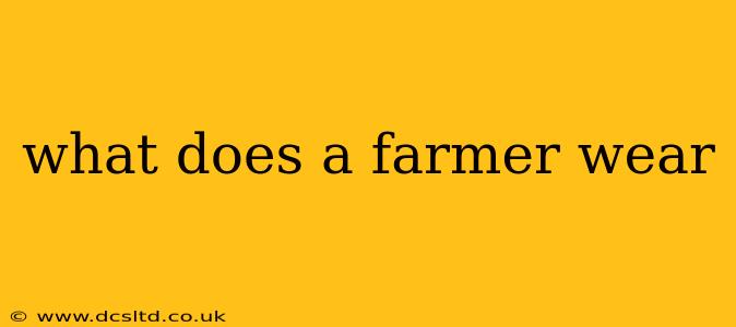 what does a farmer wear