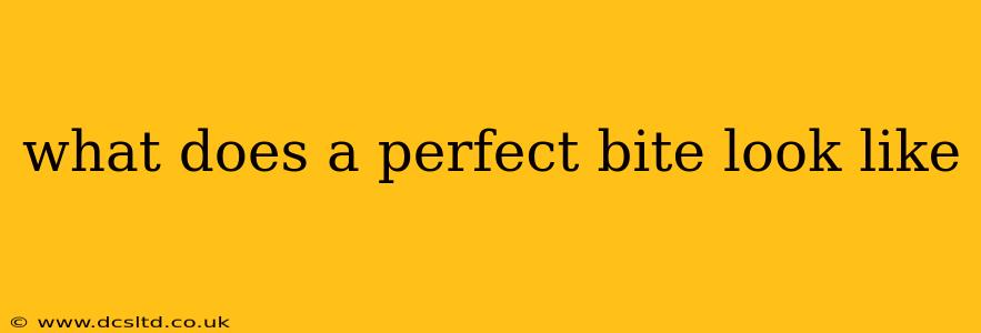 what does a perfect bite look like
