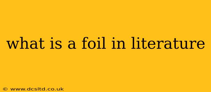 what is a foil in literature