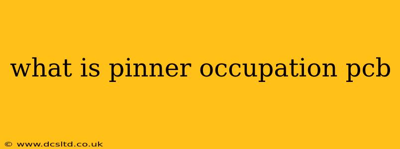 what is pinner occupation pcb