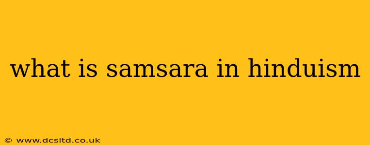 what is samsara in hinduism