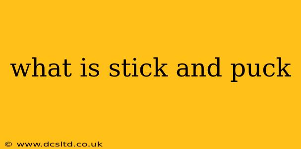 what is stick and puck