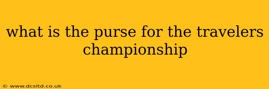 what is the purse for the travelers championship