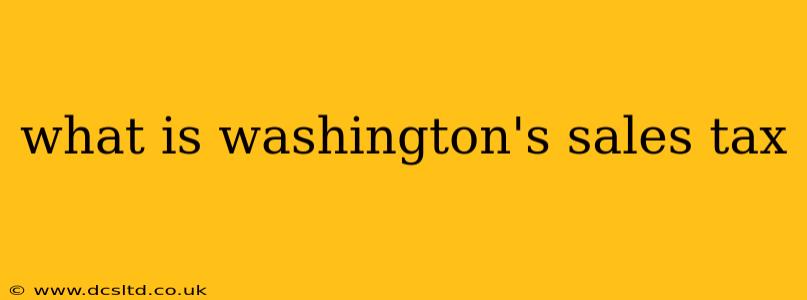 what is washington's sales tax