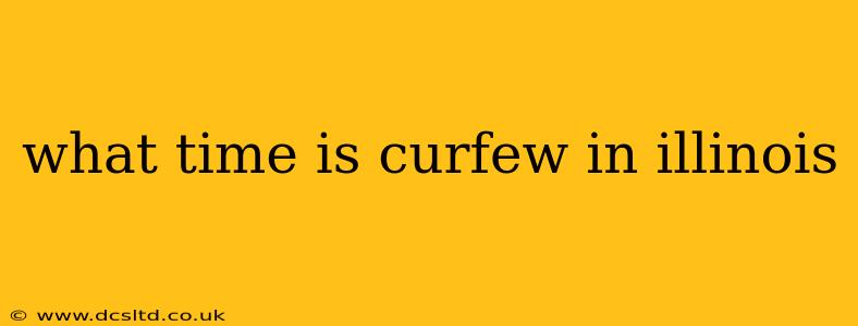 what time is curfew in illinois