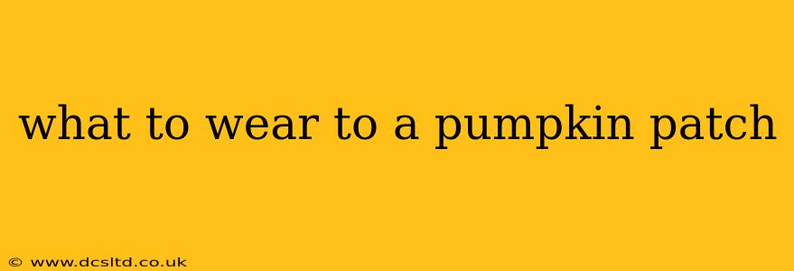 what to wear to a pumpkin patch