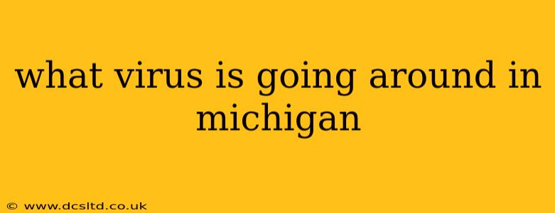 what virus is going around in michigan