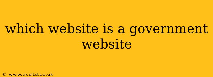 which website is a government website
